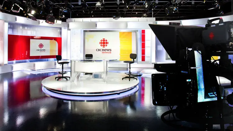 CBC News studio image referencing coverage on ice dam damage affecting Toronto homeowners.