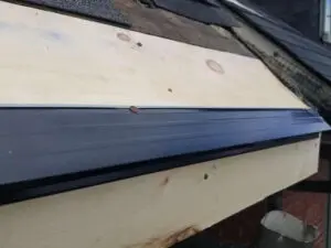 New Drip Edge and Decking installed over restored Fascia Summerhill Toronto &mdash; Right Choice Roofing and Repair