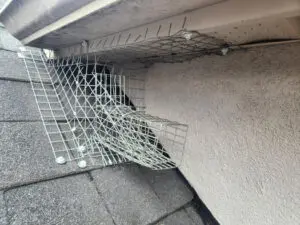 Custom fabricated one-way door installed at a Soffit penetration in Toronto