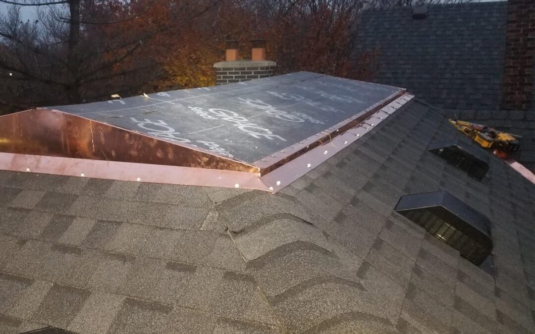 copper flashing for roofing repair