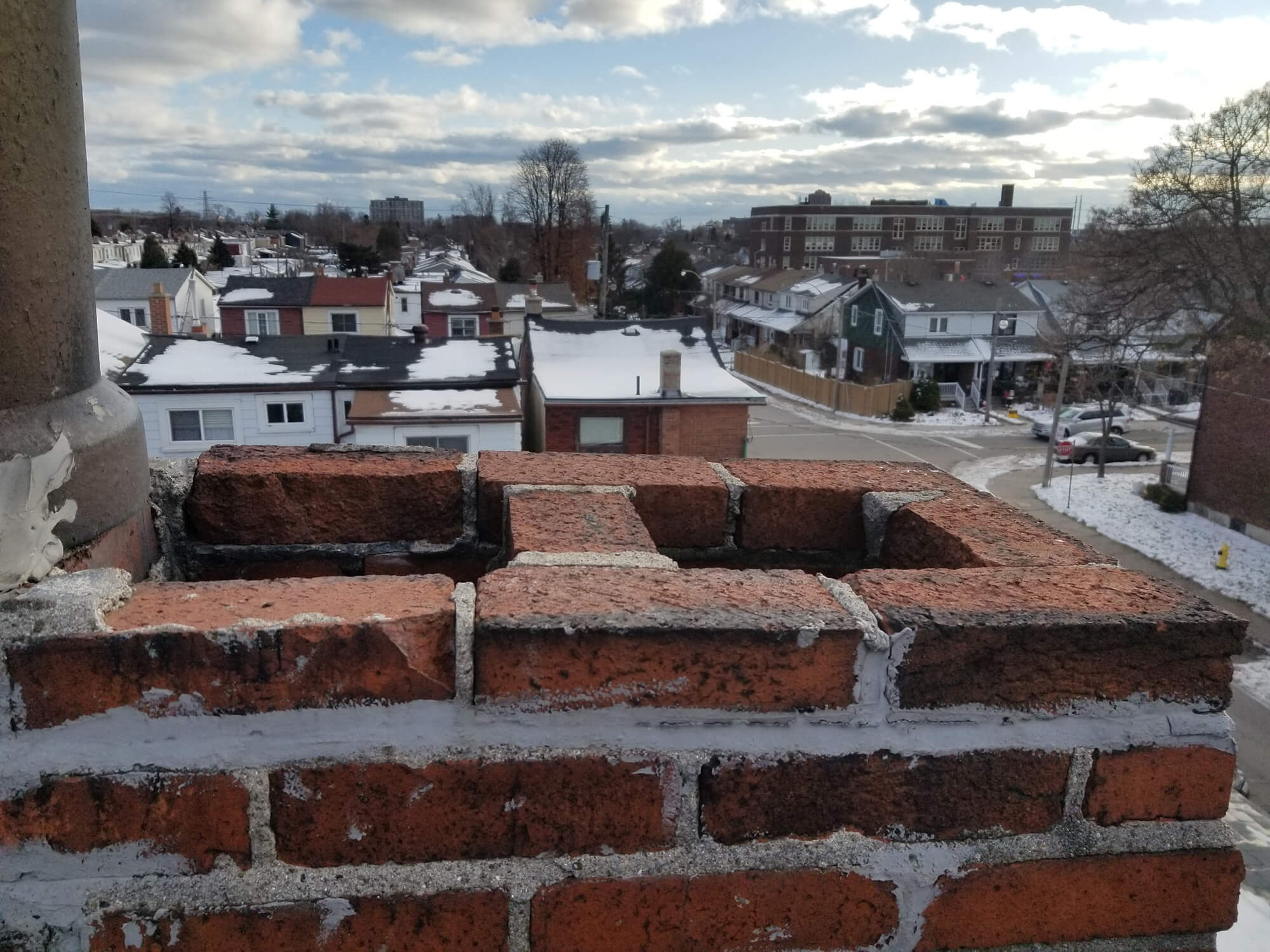 chimney removal for roofing repair